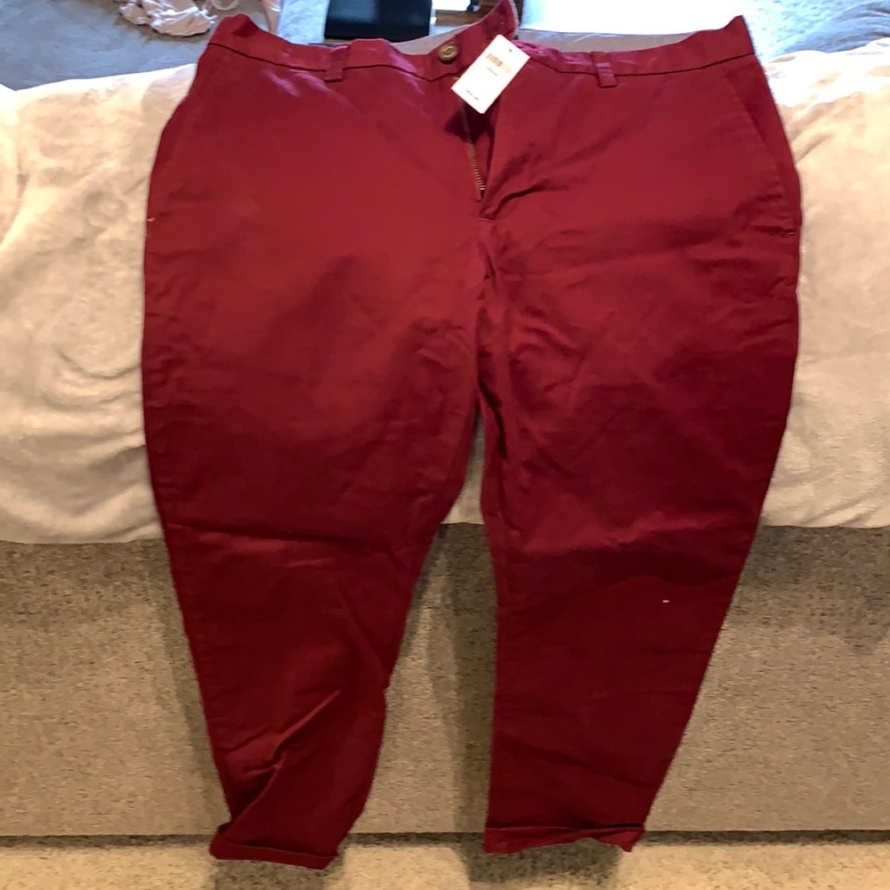 Banana republic - Fulton skinny chino - burgundy